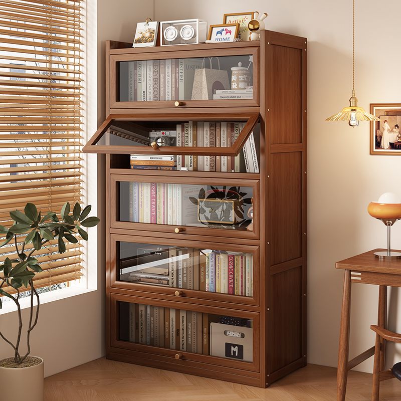 Bookshelf - 다용도 대나무 책장, 대용량 나무 책꽂이,