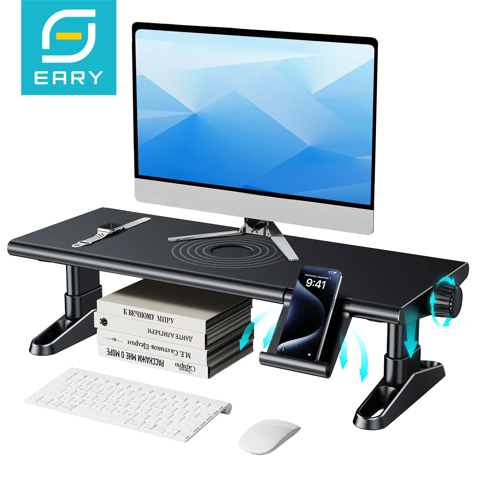Printer Stand - Eary 컴퓨터 모니터 스탠드 라이저, 책상