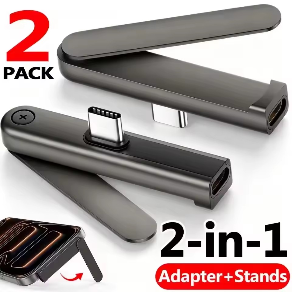 Standing Desk - 2/1개 휴대용 USB C-3.5mm 오디오 브래킷