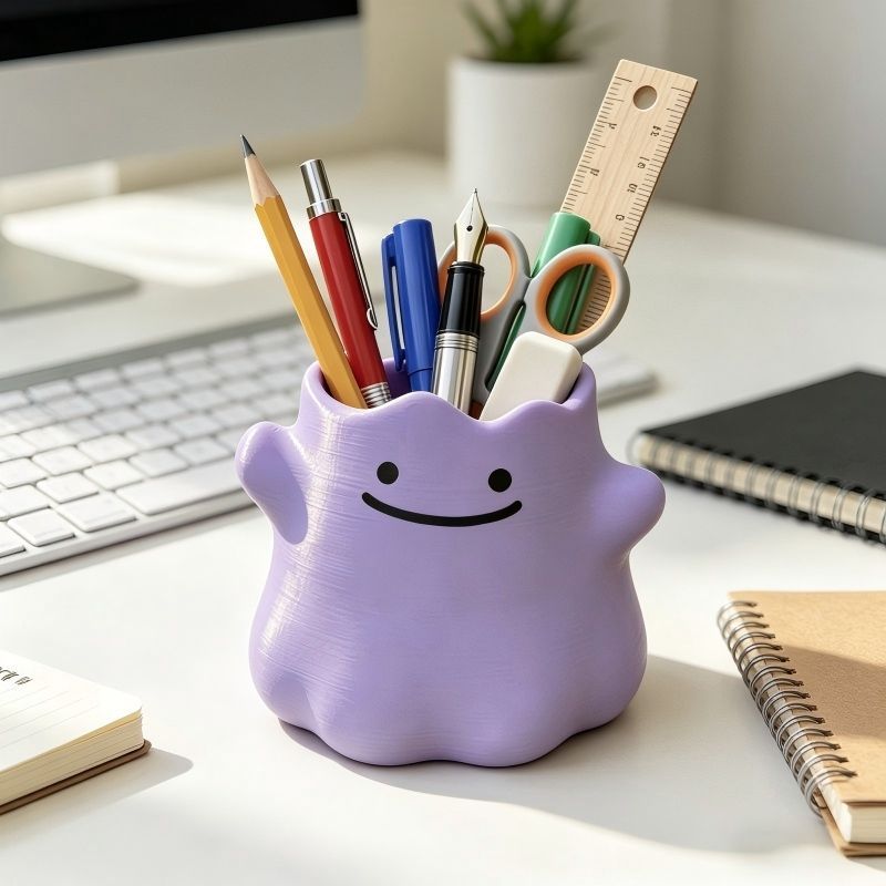 만화 캐릭터 펜 홀더 창의적인 수납 정리함 책상 장식  - Desk Organizer 리뷰 및 가격