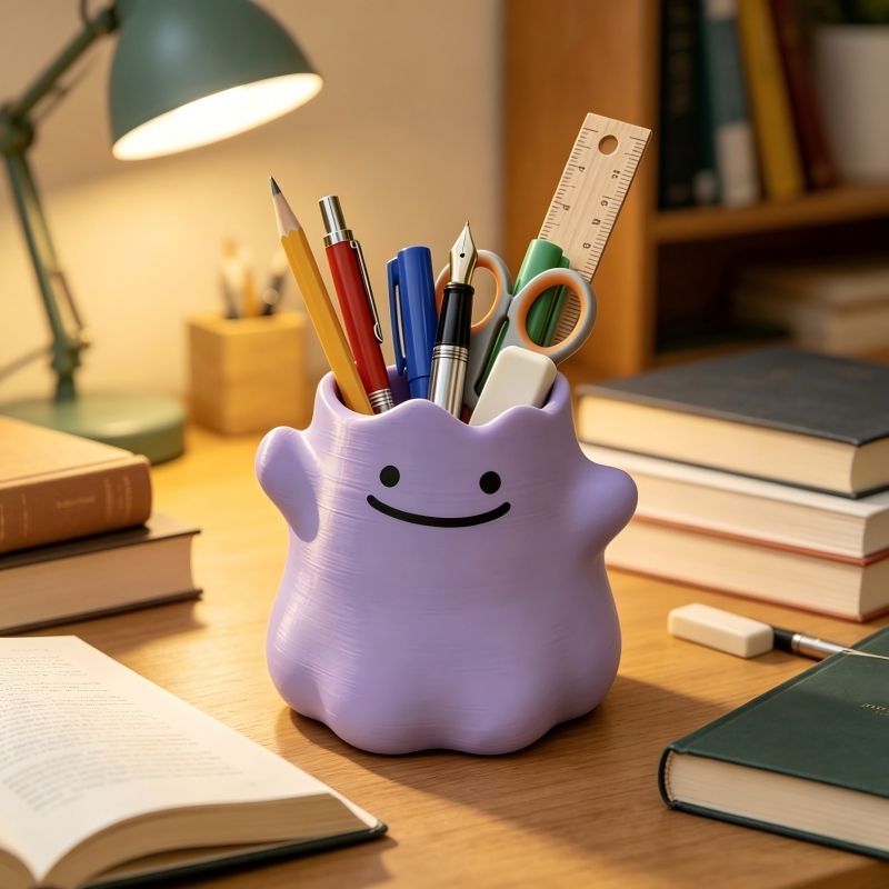 만화 캐릭터 펜 홀더 창의적인 수납 정리함 책상 장식  - Desk Organizer 리뷰 및 가격