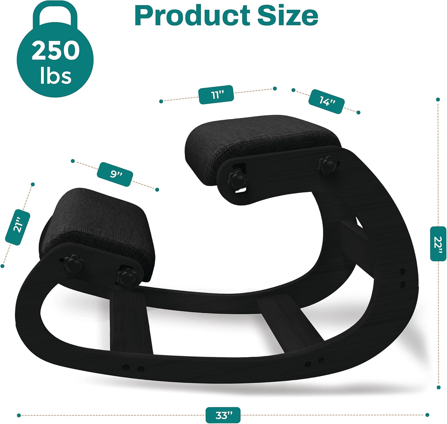 인체공학적 원목 무릎꿇이 의자, 조절 가능한 사무실 스 - Office Chair 리뷰 및 가격