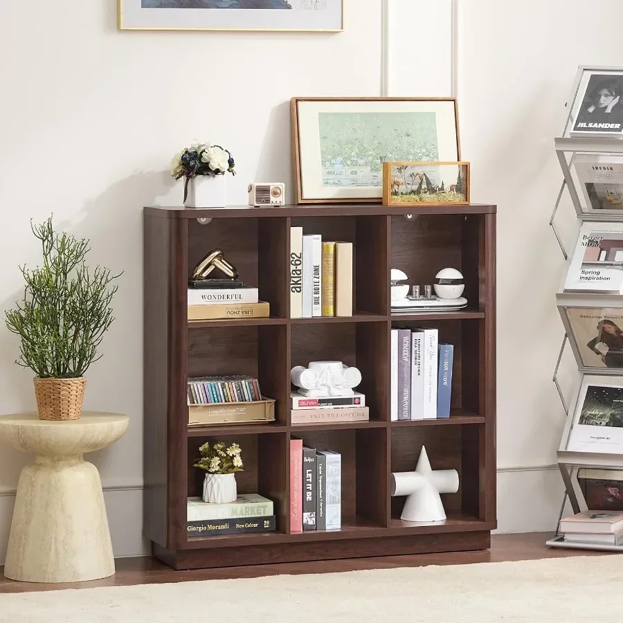 거실 및 홈 오피스용 책장: 곡선형 가장자리가 있는 호 - Bookshelf 리뷰 및 가격