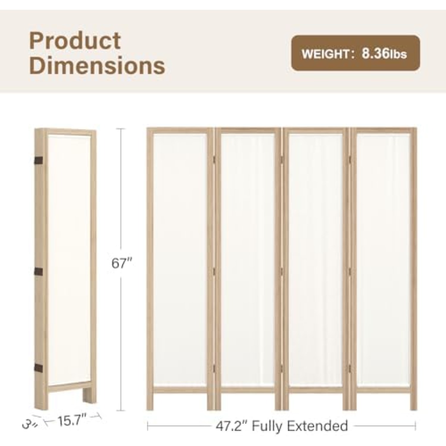 린넨 룸 디바이더 프라이버시 스크린, 접이식 나무 프레 - Partition Screen Divider 리뷰 및 가격