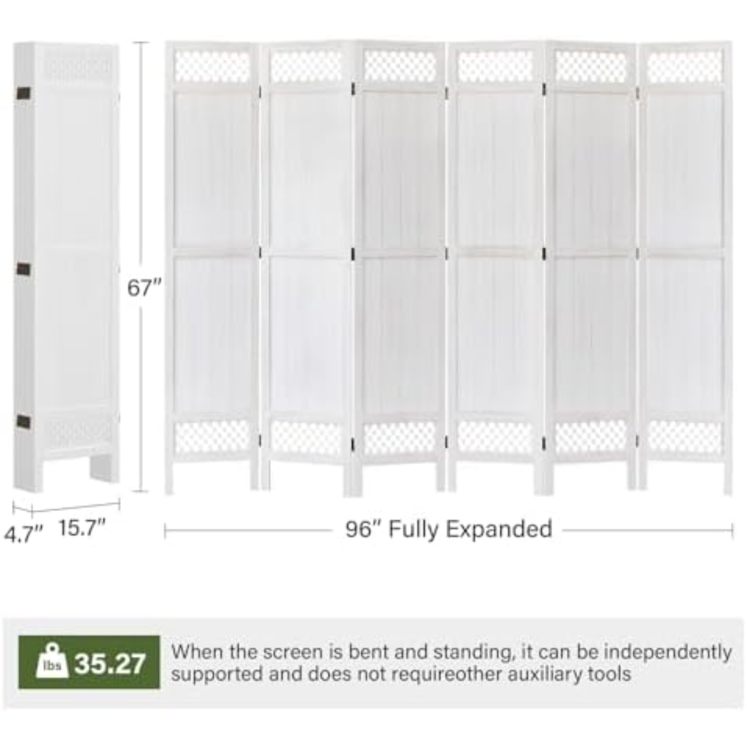 프라이버시 스크린 룸 디바이더 패널 - 67인치 높이  - Partition Screen Divider 리뷰 및 가격