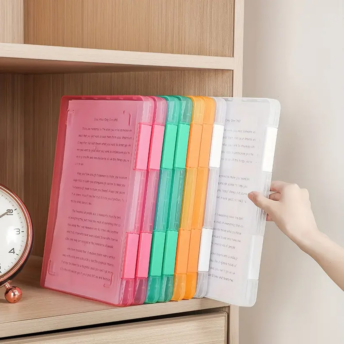 1pc 다층 휴대용 파일 상자, 휴대용 투명 파일 상자 - File Cabinet 리뷰 및 가격