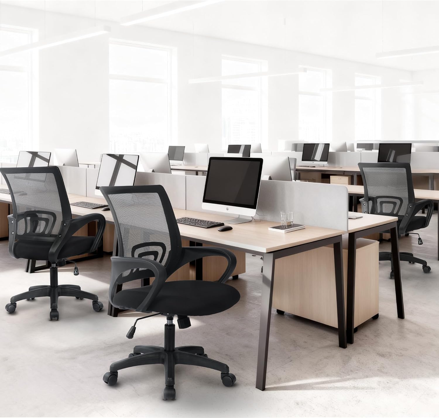 인체공학적 메쉬 사무용 의자, 요추 지지대, 높이 조절 - Office Chair 리뷰 및 가격