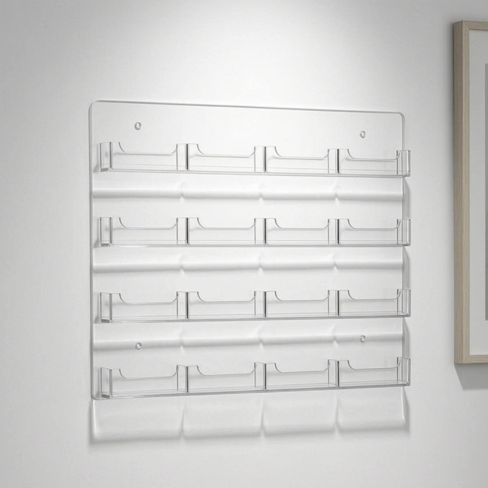 세련된 디자인의 아크릴 벽걸이형 명함 정리대, 자가 접 - Desk Organizer 리뷰 및 가격