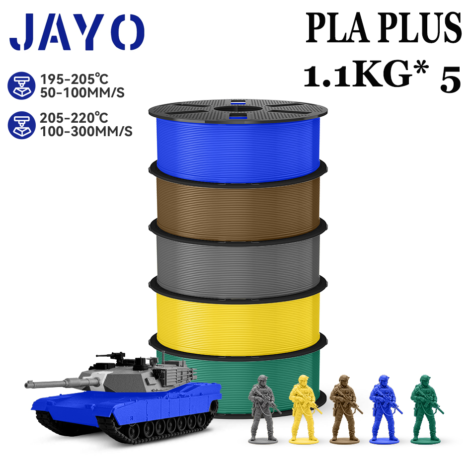 JAYO PLA PLUS 3D 프린터 필라멘트, 5개  - Printer Stand 리뷰 및 가격