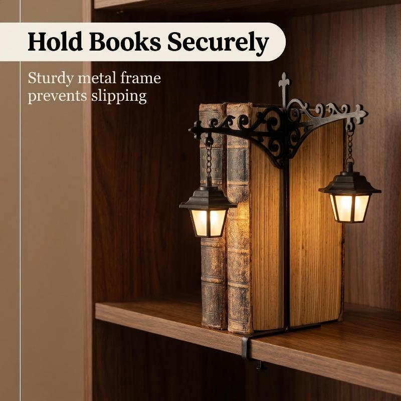 1개입, 분위기 있는 조명, 빈티지 책장 랜턴, 흰색/ - Bookshelf 리뷰 및 가격