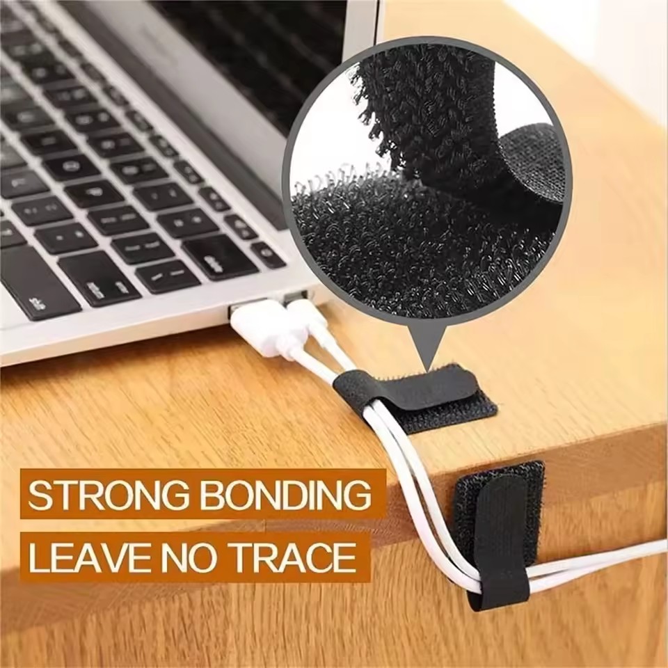 새로운 재사용 가능한 케이블 타이, 자가 접착식 전원  - Desk Organizer 리뷰 및 가격