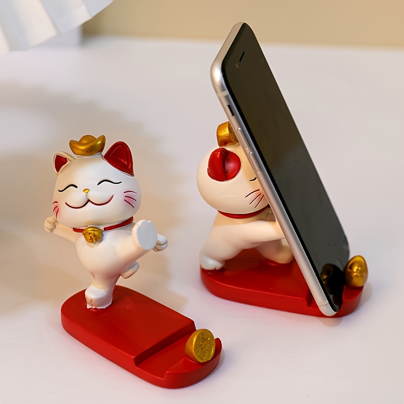 럭키캣 오피스 귀여운 고양이 스탠드 휴대폰 태블릿 거치 - Mobile Pedestal Cabinet 리뷰 및 가격